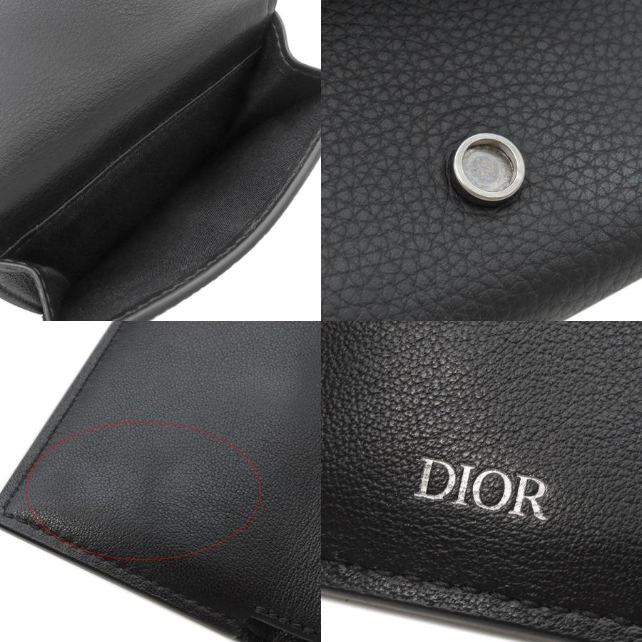 Christian Dior クリスチャン・ディオール 三つ折り財布 CD Icon 三  