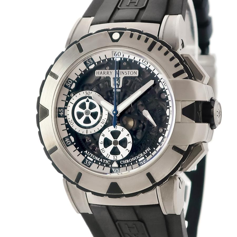 ハリーウィンストン オーシャン44mm用 純正アリゲーターストラップ