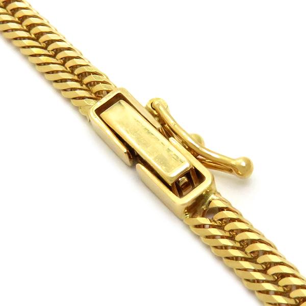 喜平 ネックレス K18 18金 50cm 12.3g 12面 トリプル K18YG ゴールド  