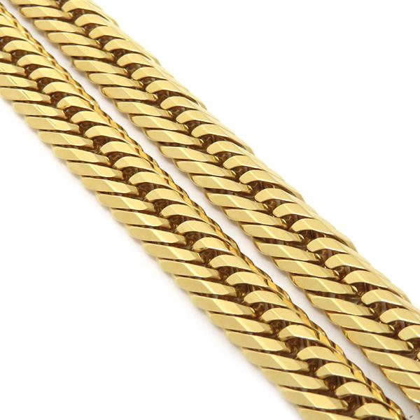 喜平 ネックレス K18 18金 60cm 50.5g 12面 トリプル K18YG ゴールド 