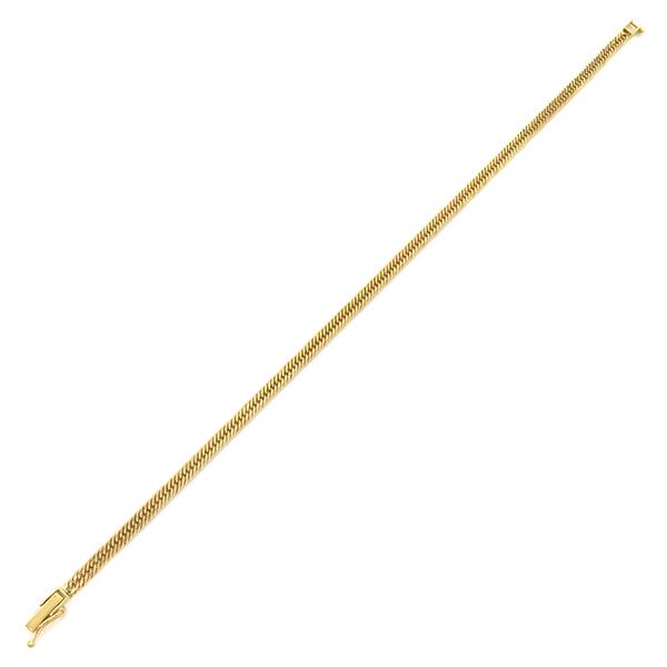 喜平 ブレスレット K18 18金 20cm 5.5g 12面 トリプル K18YG ゴールド 
