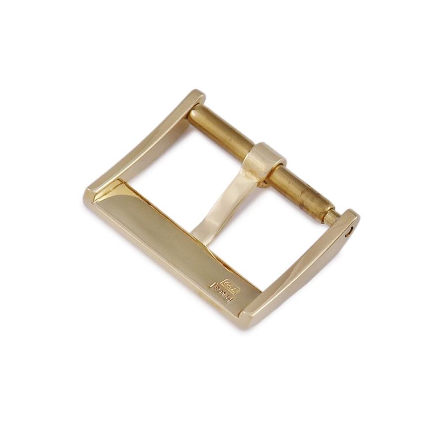 時*ホ様 ピアジェ 純正 レザーベルト バックル K18 750 幅18mm P PIAGET（ピアジェ） 純正 尾錠 16mm幅対応 K18YG 無垢 750 ピン