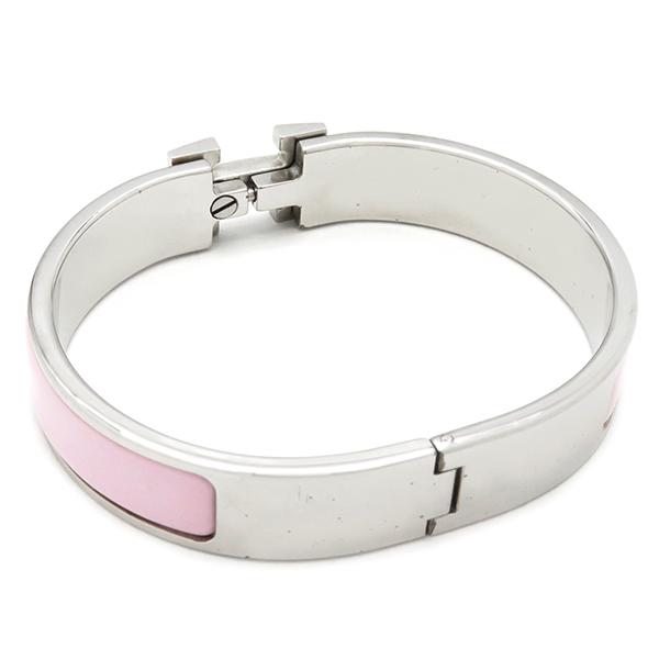 HERMES エルメス ブレスレット クリックH PM メタル ピンク H