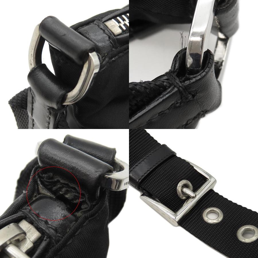 PRADA プラダ ショルダーバッグ 三角ロゴ ナイロン ブラック 黒