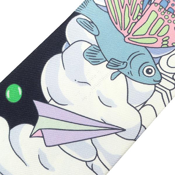 HERMES（エルメス） スカーフ ツイリー シルク マルチカラー 【SUR MON