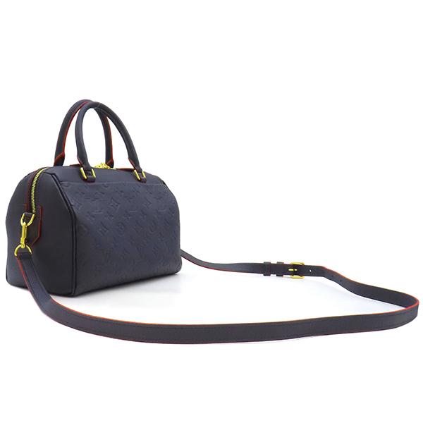 LOUIS VUITTON ルイヴィトン スピーディバンドリエール25 2WAYバッグ ハンドバッグ ショルダーバッグ レッド×ネイビー レザー M43501 ゴールド金具 LOUIS VUITTON（ルイ・ヴィトン） スピーディ25 バンドリエール M43501