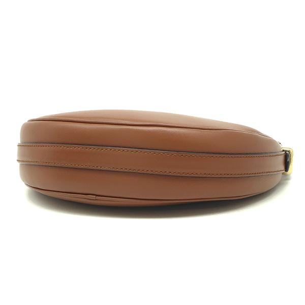 PRADA(プラダ) ショルダーバッグ アーケ スモール レザー ショルダーバッグ 1BC194 ブラウン レザー Cognac Prada Arqué small leather shoulder bag | PRADA - Japan