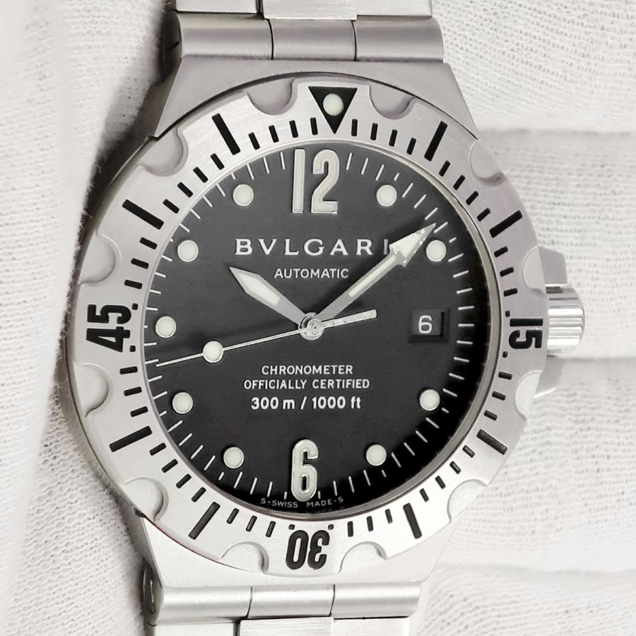【ＯＨ済み】BVLGARI ディアゴノスクーバ SD40S BVLGARI】ブルガリ ディアゴノ スクーバ SD40S 腕時計 ステンレス