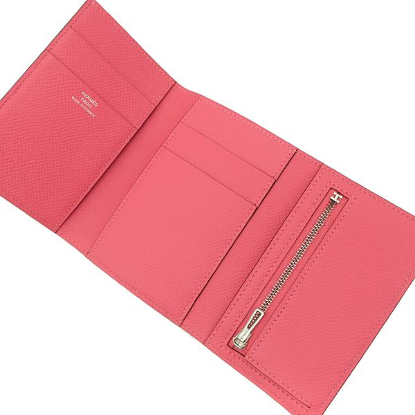 エルメス 3つ折り財布美品  ヴォーエプソン HERMES（エルメス） 三つ折り財布 ベアン コンビネ ヴォーエプソン