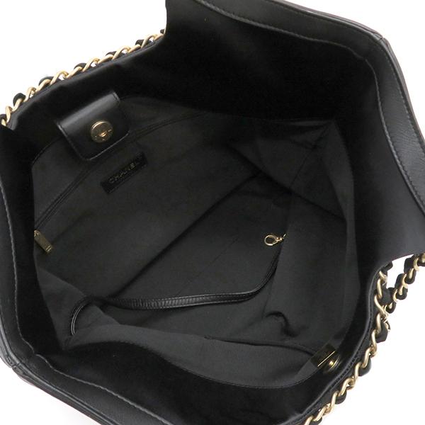 CHANEL シャネル 2WAYバッグ マキシ ショッピング ナイロン ブラック  