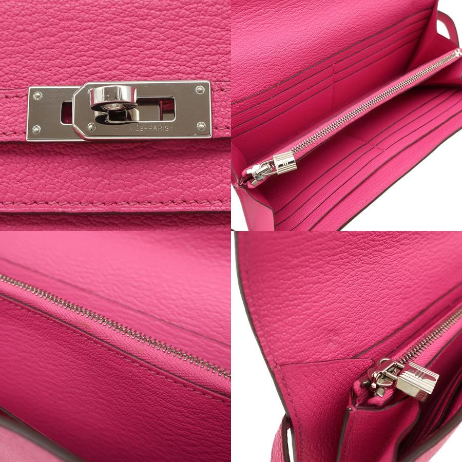 HERMES（エルメス） 長財布 ケリーウォレット ロング シェーブル 