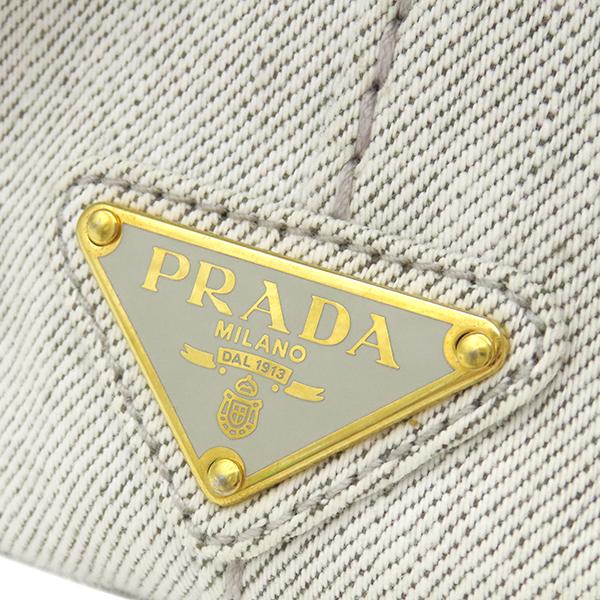 PRADA プラダ 2WAYバッグ カナパ ミニ トートバッグ デニム