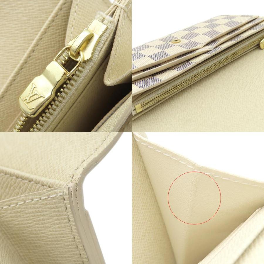 【良品】ルイヴィトン ポルトフォイユサラ ダミエ アズール 長財布 白 LOUIS VUITTON（ルイ・ヴィトン） 長財布 ポルトフォイユ サラ ダミエ