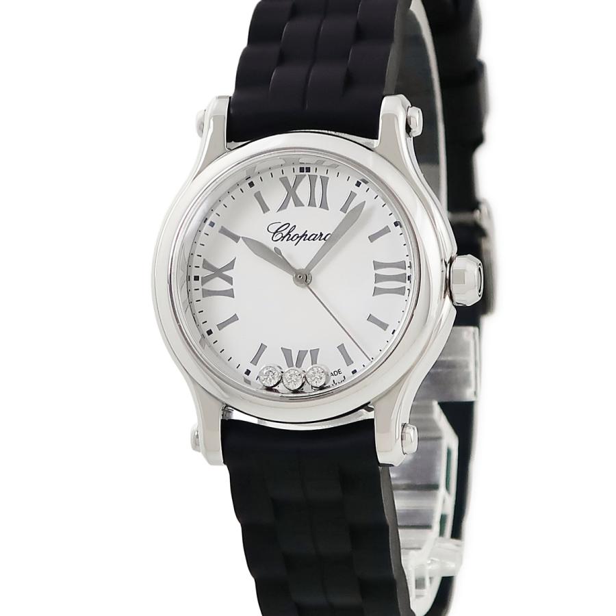 ショパール Chopard 278590-3001 ハッピースポーツ 3Pダイヤ クォーツ レディース 内箱・保証書付き_951997 ハッピースポーツ ラグジュアリー レディース ダイヤモンド ウォッチ