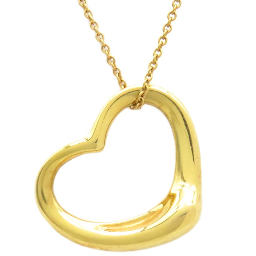 美品・箱袋付き✨ティファニー　ネックレス　オープンハート　ペレッティ　Lサイズ TIFFANY&Co.（ティファニー） ネックレス オープンハート K18YG