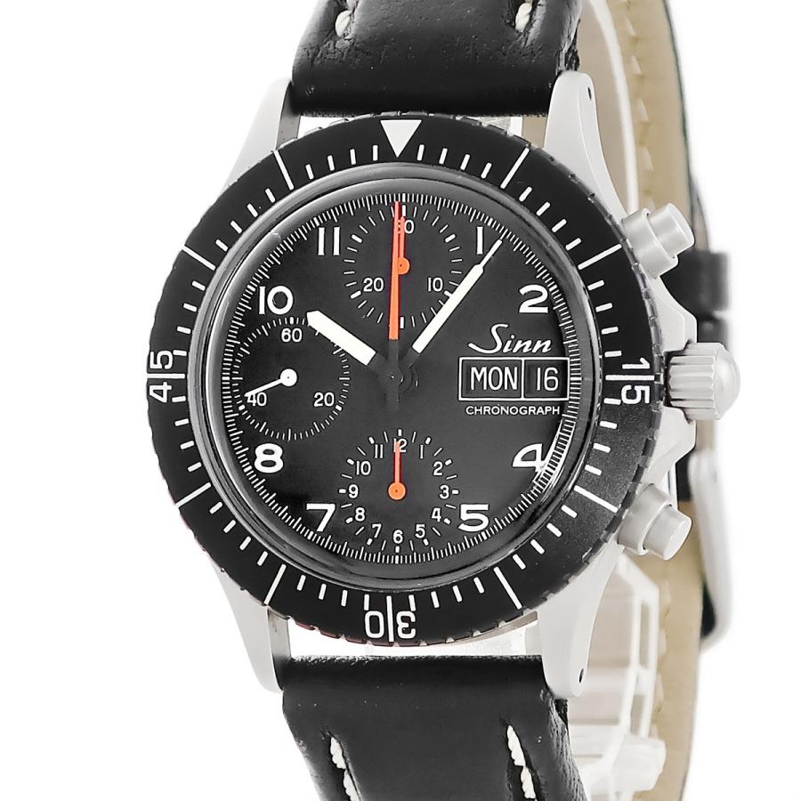 Sinn（ジン） 【3年保証】 256.P クロノグラフ ブラック ラウンド