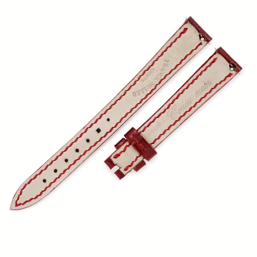 【美品】フランクミュラー 12mm 腕時計 ベルト 純正 正規 クロコ 2250 FRANCK MULLER フランクミュラー トノウカーベックス 2250 2251