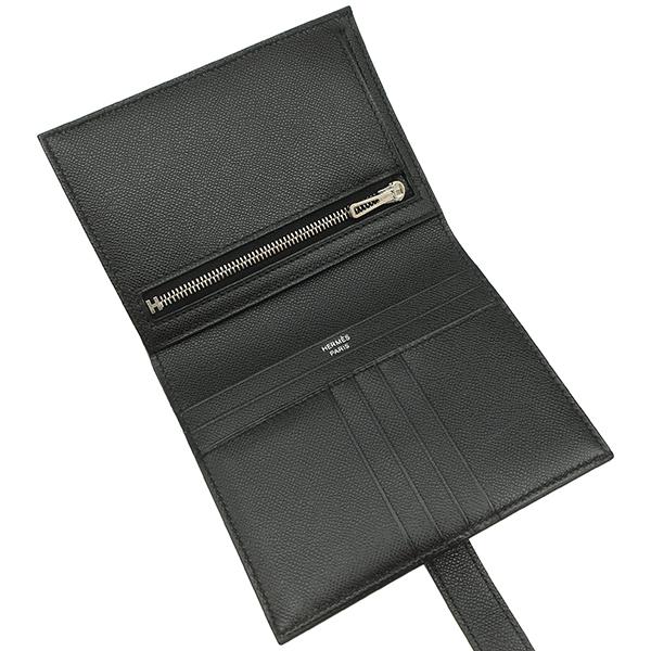 HERMES（エルメス） 二つ折り財布 ベアンコンパクト モノクローム