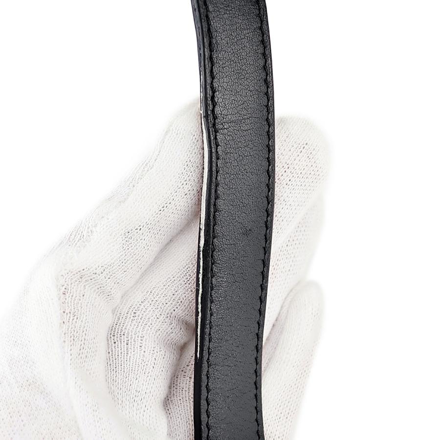 ま【純正】エルメス　ドゥブルトゥール　替えベルト　ブラック HERMES（エルメス） 純正アップルウォッチ用 ドゥブルトゥー レザー