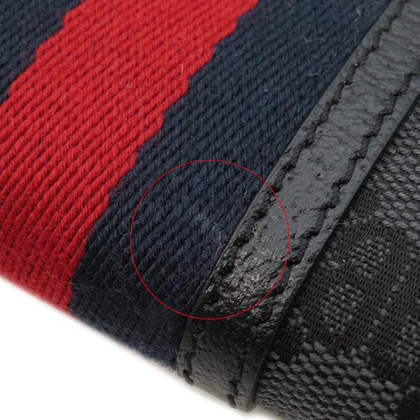 バレンシアガ ショルダーバッグ BALENCIAGA × GUCCI ザ ハッカー プロジェクト キャンバス ブラック グッチコラボ ミニバッグ 黒 680130_4