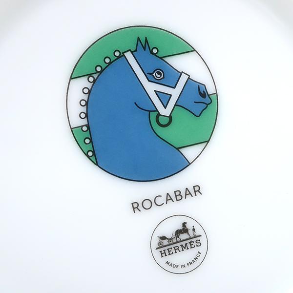 エルメス 食器 ロカバール NO.3 磁器 マルチカラー 緑 黄色 マグカップ ポーセリン P051232Pの画像