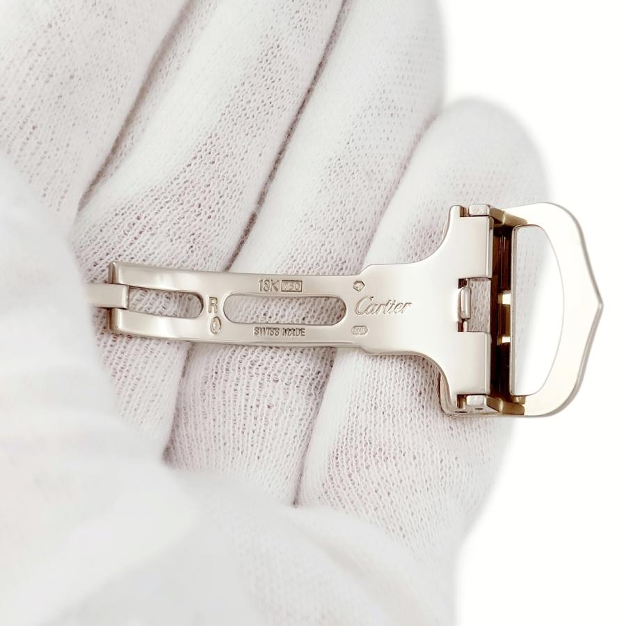 Cartier（カルティエ） 純正 18mm幅対応 Dバックル K18WG ホワイト
