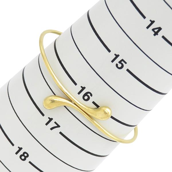 TIFFANY&Co.（ティファニー） バングル ティアドロップ K18YG ゴールド