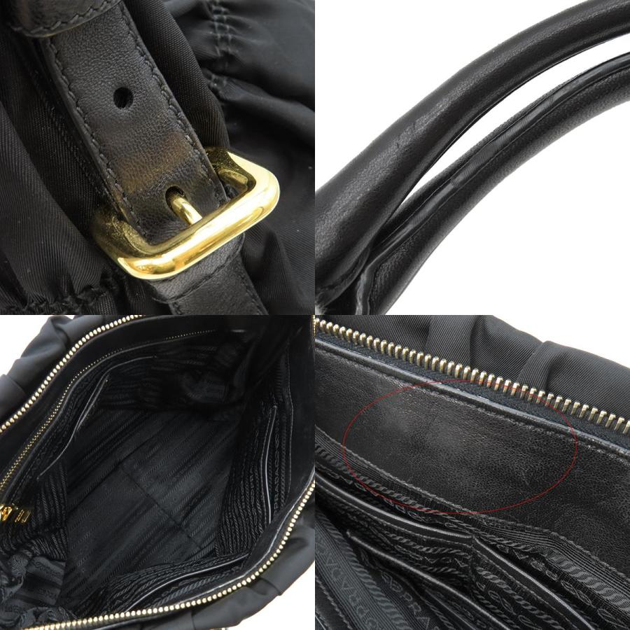 PRADA（プラダ） 2WAYバッグ ナッパゴーフル ナイロン ブラック 黒