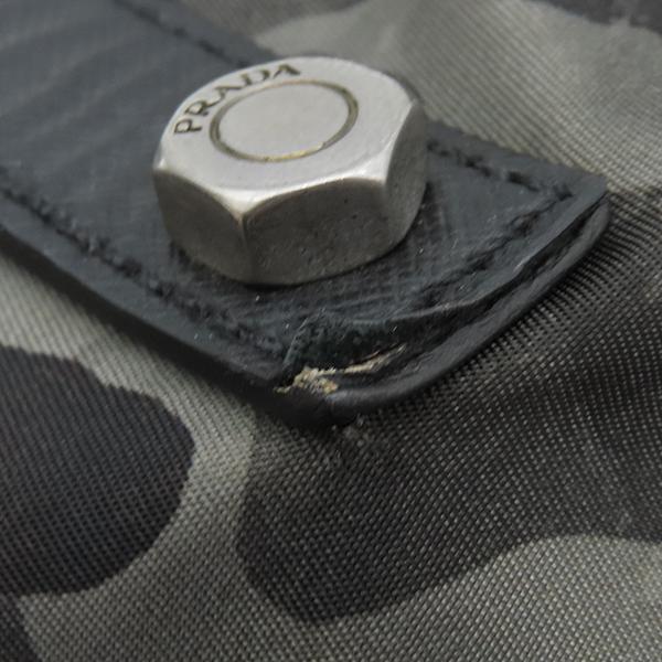 PRADA プラダ トートバッグ 迷彩柄 三角ロゴプレート ナイロン
