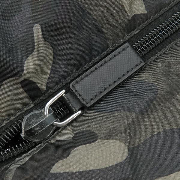 PRADA プラダ トートバッグ 迷彩柄 三角ロゴプレート ナイロン