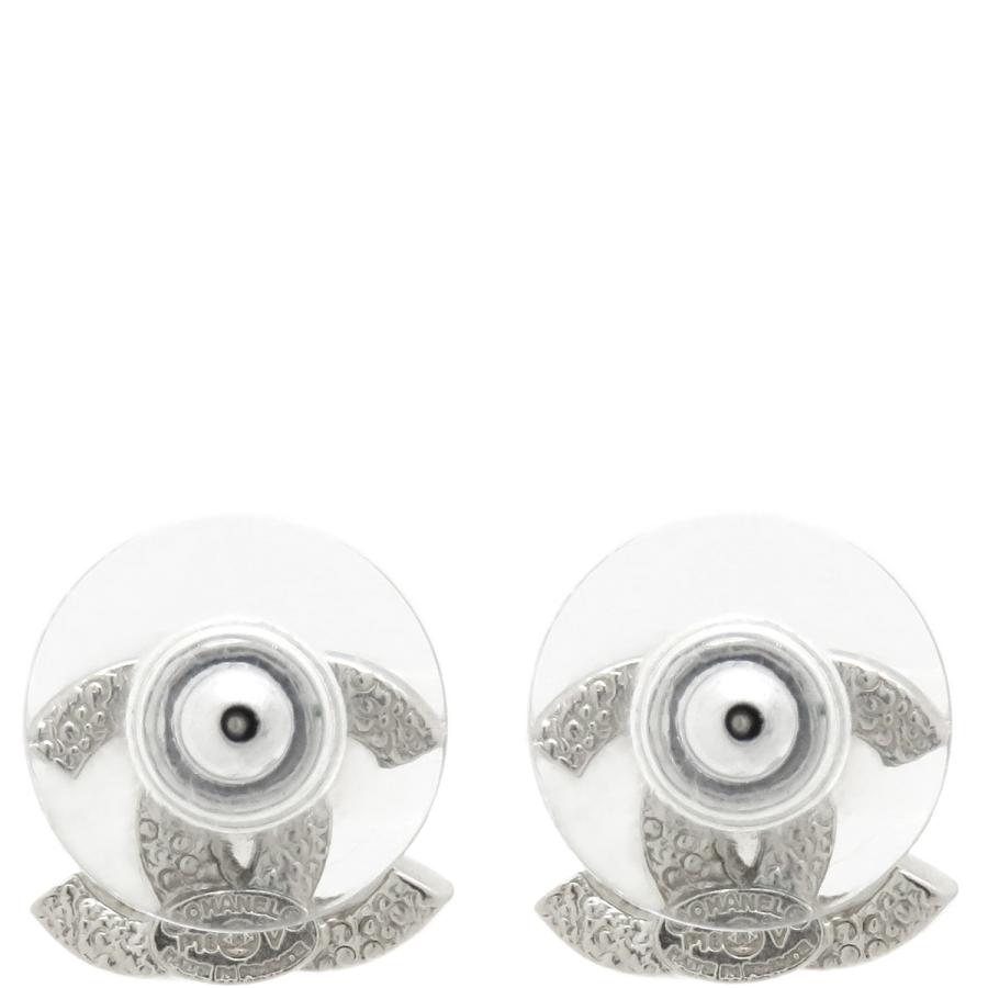 CHANEL シャネル ピアス ココマーク ハート メタル シルバー CC