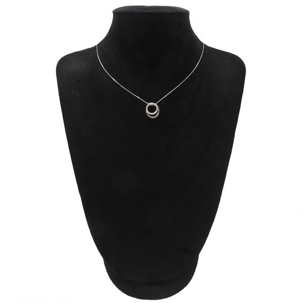 カルティエ　ネックレス カルティエ ネックレス エタンセル ドゥ K18WG シルバー 750 18K