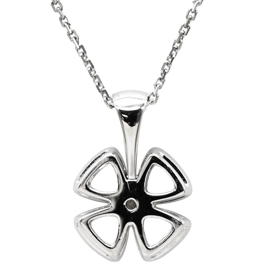 新品同様 BVLGARI シルバー スタッズネックレス ブルガリ シルバーネックレス スタッズ付きリング型ペンダント