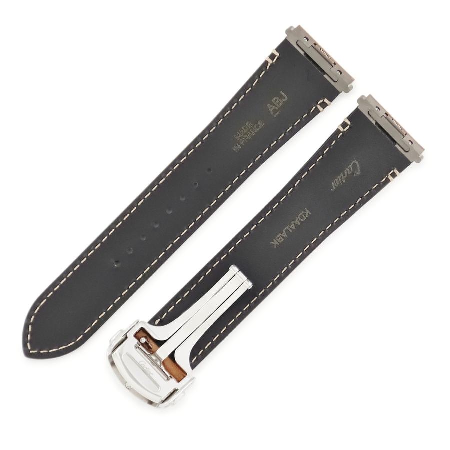 カルティエ サントス LM用 純正品レザーベルト Cartier カルティエ 純正 サントス ドゥ LM用 カーフバンド 未使用