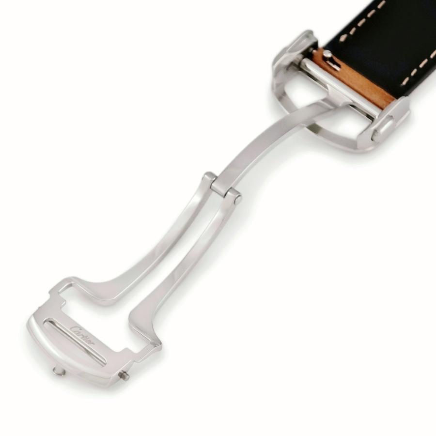 美品　Cartier カルティエ サントス ドゥ ベルト　金具 CRL5000596 - サントス ドゥ カルティエ ベルト - ブラック