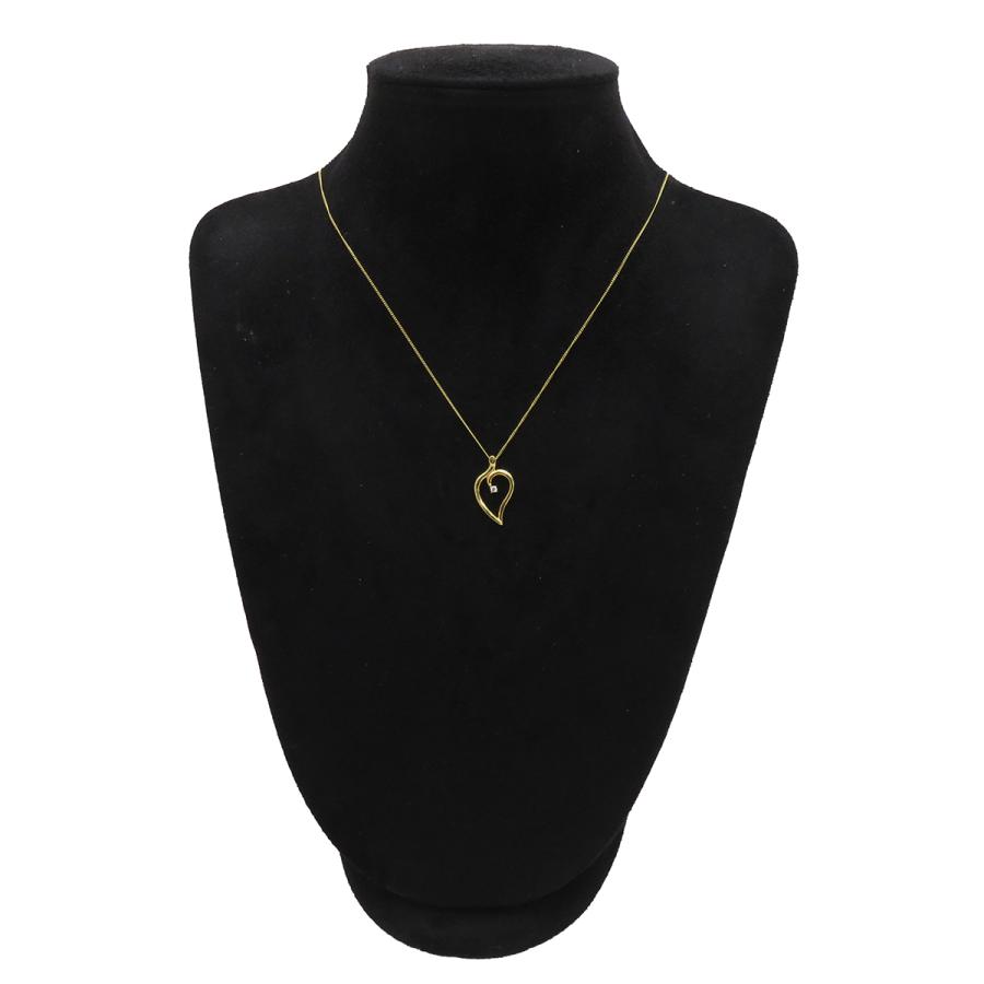 L*y様 TIFFANY&Co. オープンハート（1Pダイヤモンド）ネックレス TIFFANY&Co.（ティファニー） ネックレス オープンリーフ 1Pダイヤ