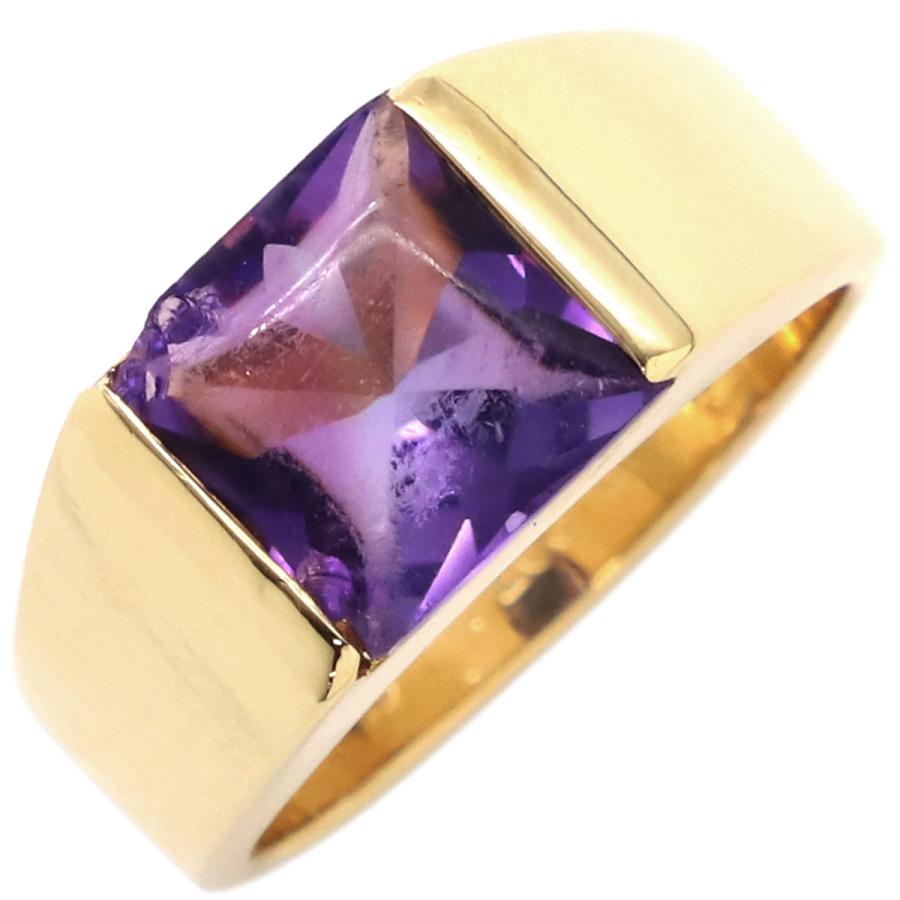 TANK（Cartier） カルティエ リング 指輪 タンクリング K18YG