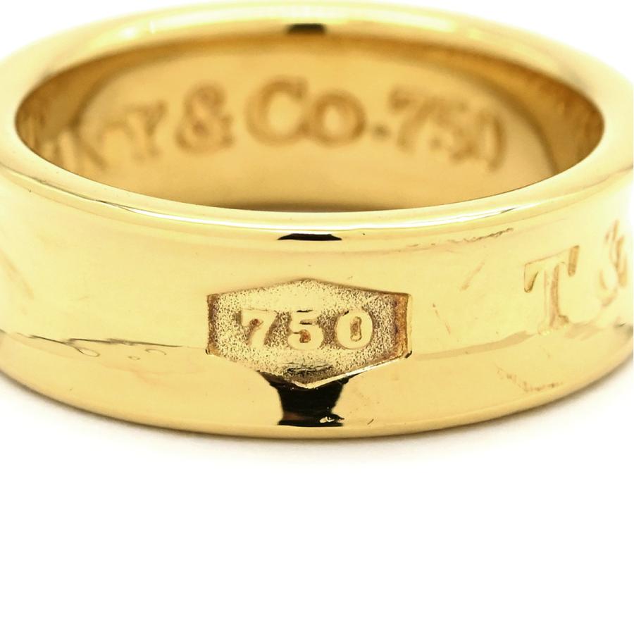 ★ティファニー　750(k18) SV リング　Tiffany & Co. ★ TIFFANY&Co.（ティファニー） リング 指輪 1837 ナロー K18YG ゴールド