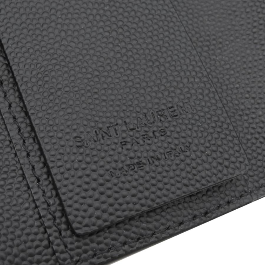 SAINT LAURENT 黒 レザーキーケース SAINT LAURENT サンローラン キーケース ロゴ レザー ブラック