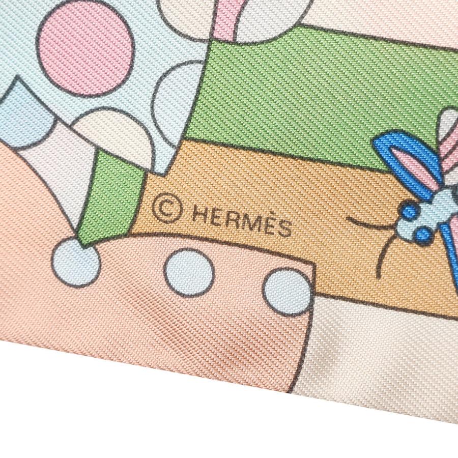 HERMES エルメス スカーフ ツイリー シルク マルチカラー 新品