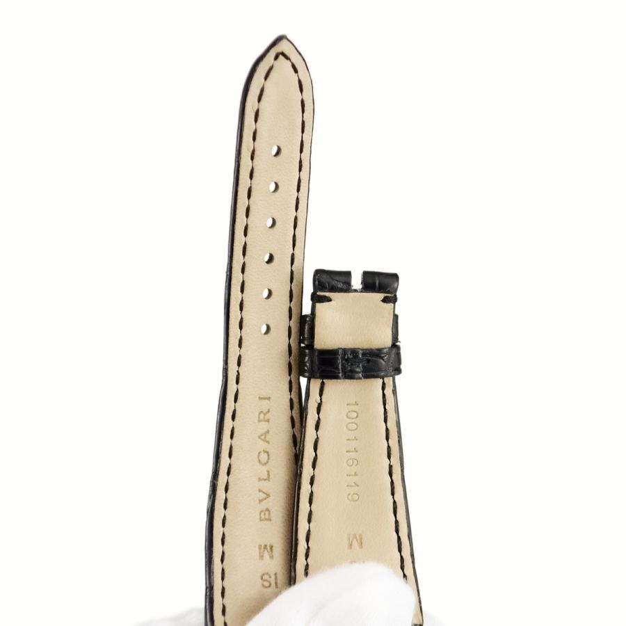 BVLGARI（ブルガリ） 純正 AA39 アショーマ用 クロコバンド 新品同様