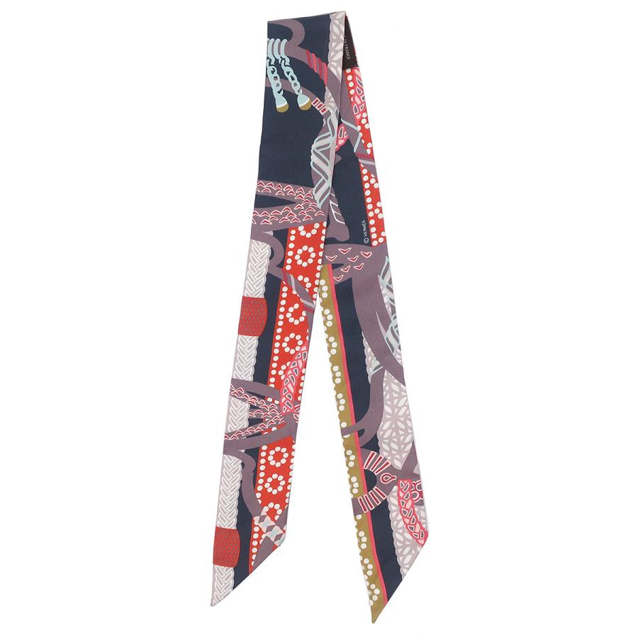 HERMES エルメス スカーフ ツイリー シルク マルチカラー 【FANTAISIE  