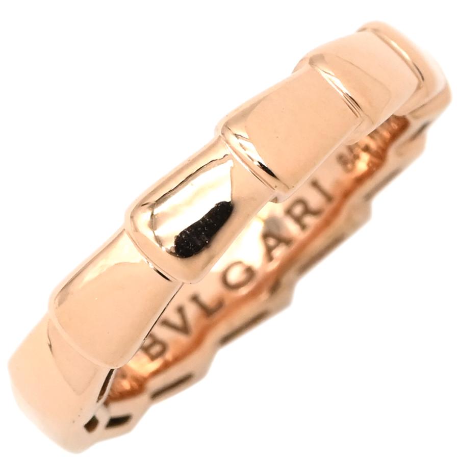 セルペンティ ブルガリ リング 指輪 ヴァイパー K18PG ゴールド #46  