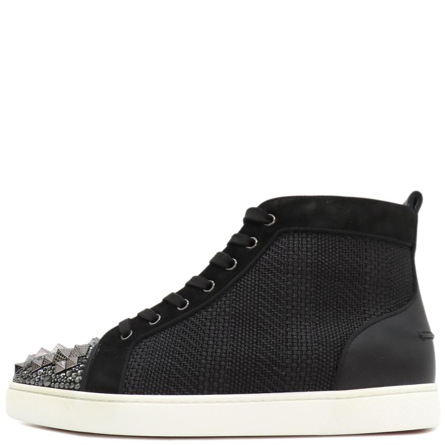 【未使用】Christian Louboutin ルブタン 黒スニーカー Loubishark (MEN) ブラック カーフレザー - Shoes - Men
