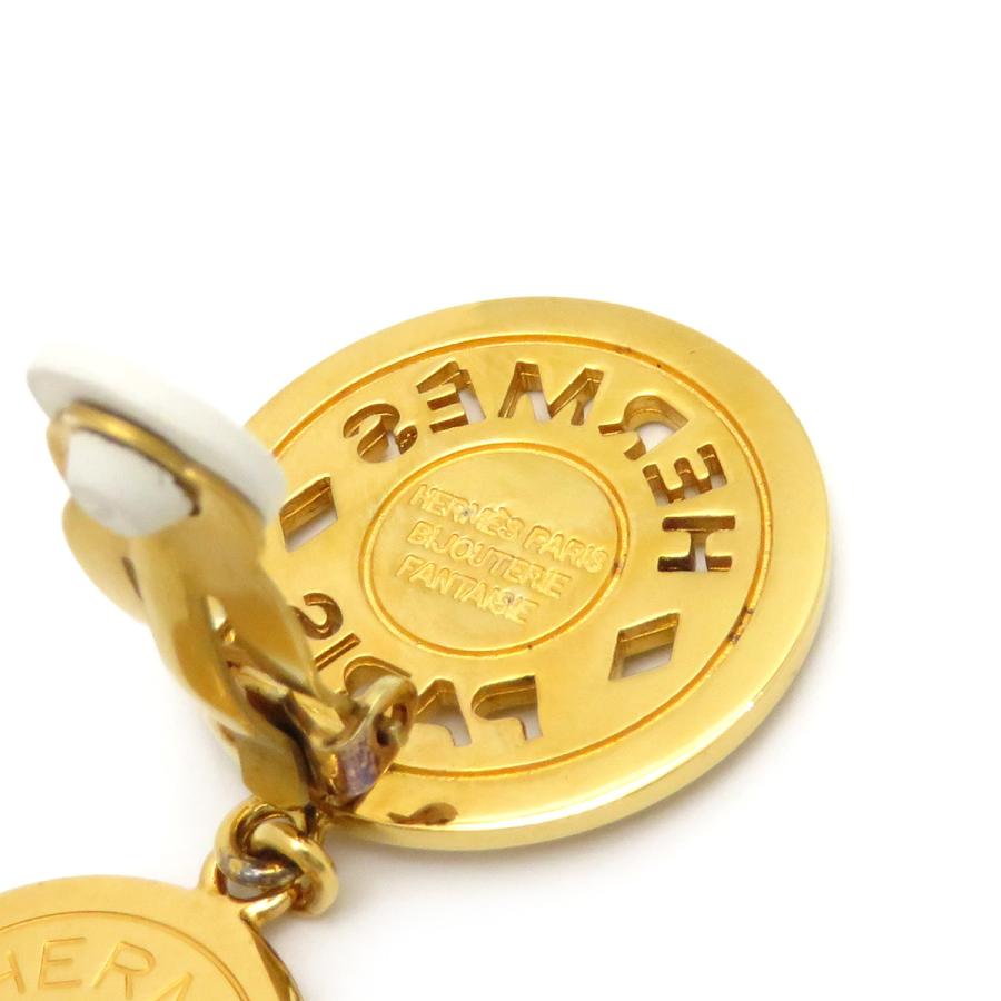 HERMES エルメス イヤリング セリエ 3連 GP ゴールド 丸型