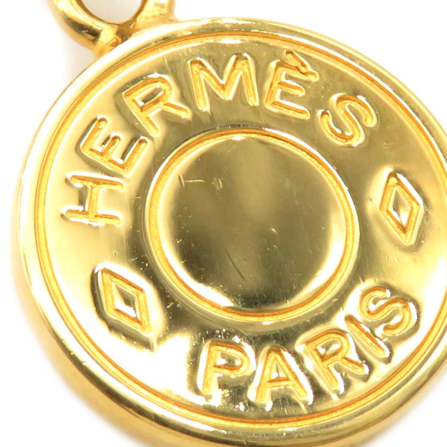 HERMES エルメス イヤリング セリエ 3連 GP ゴールド 丸型