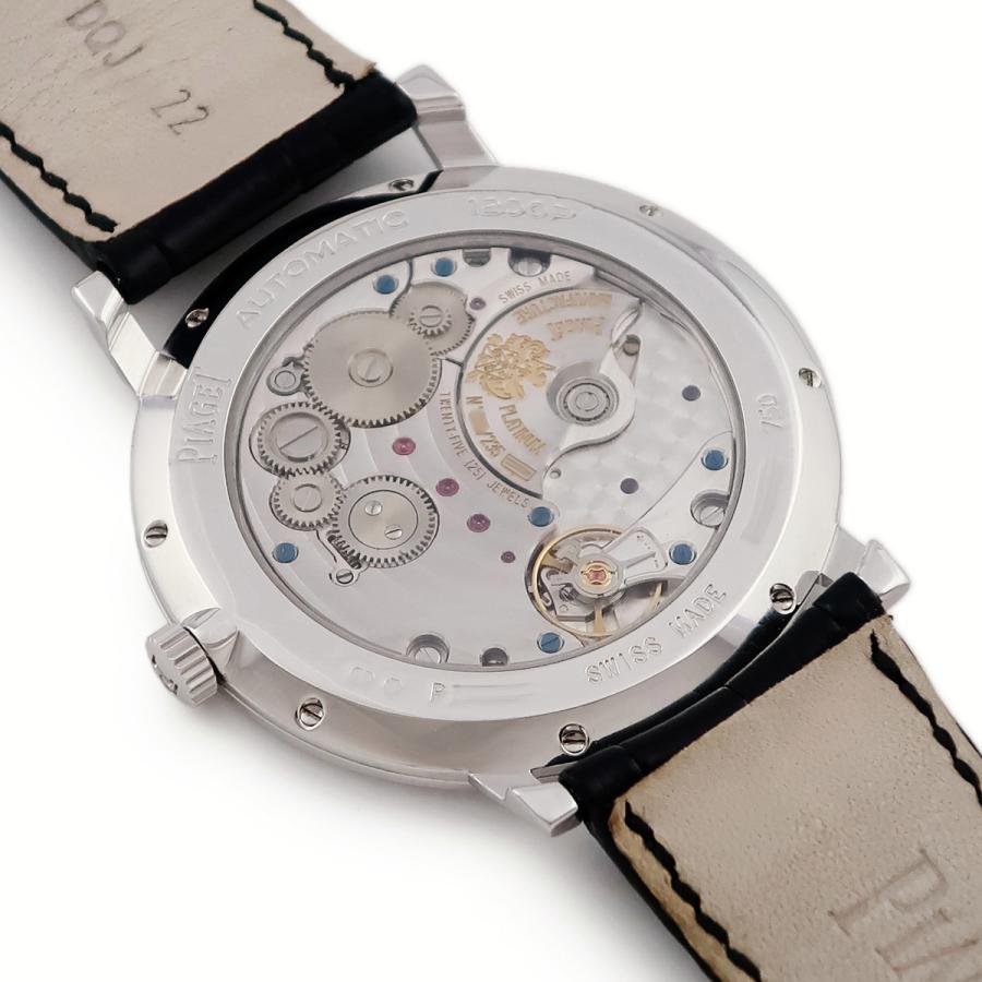 PIAGET(ピアジェ) 腕時計美品  アルティプラノ XL ウルトラシン G0A35133/P10724 メンズ K18WG/革ベルト/裏スケ/要OH/50周年記念モデル/限定235本/No.0**/235 黒 PIAGET（ピアジェ） 【3年保証】 アルティプラノ XL ウルトラシン 50