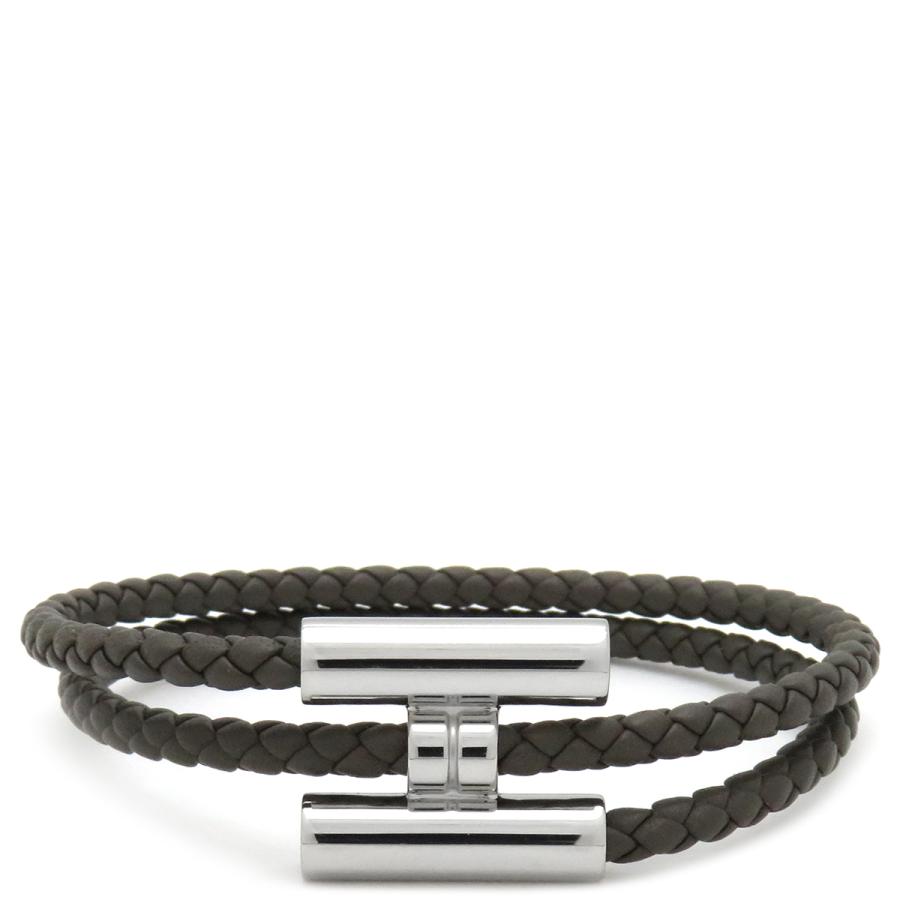 HERMES（エルメス） ブレスレット トゥルニ トレッセ メタル グレー