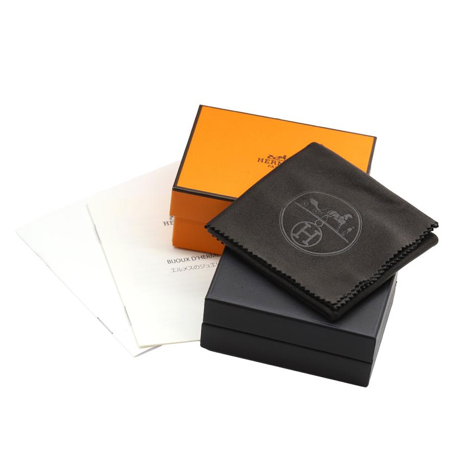 HERMES エルメス ピアス クルー ドゥ H ダイヤ K18PG ゴールド