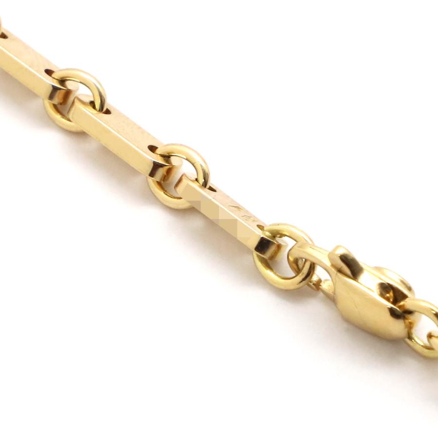 Cartier（カルティエ） ネックレス PLAQUETTE フィガロ チェーン K18YG